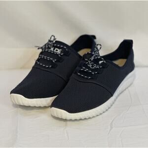 Sleek Black and White Men's Sneakers